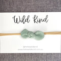 Ida Small Cord Bow - Sage
