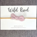 Ida Small Cord Bow - Lilac