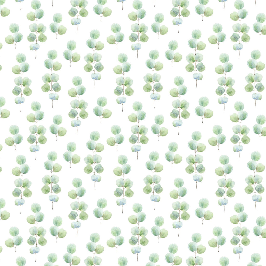 Baby Organic Cotton x Bamboo Swaddle - Sage Leaves