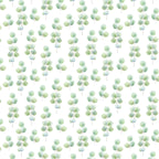 Baby Organic Cotton x Bamboo Swaddle - Sage Leaves