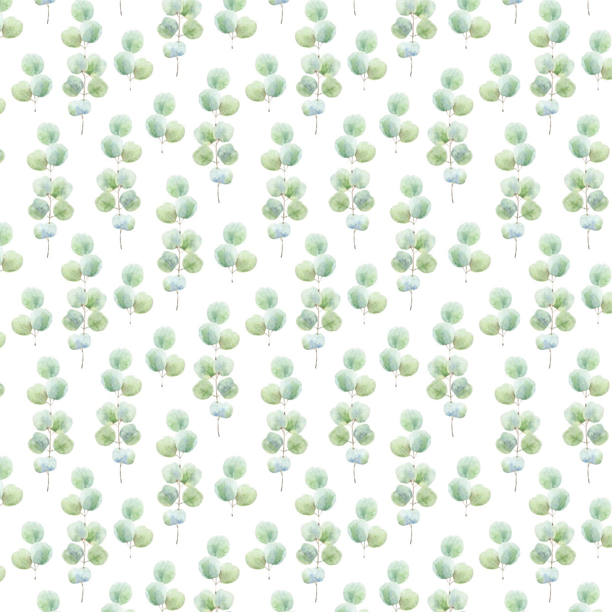 Baby Organic Cotton x Bamboo Swaddle - Sage Leaves