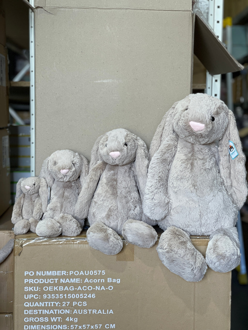 Bashful Bunny Huge - Beige