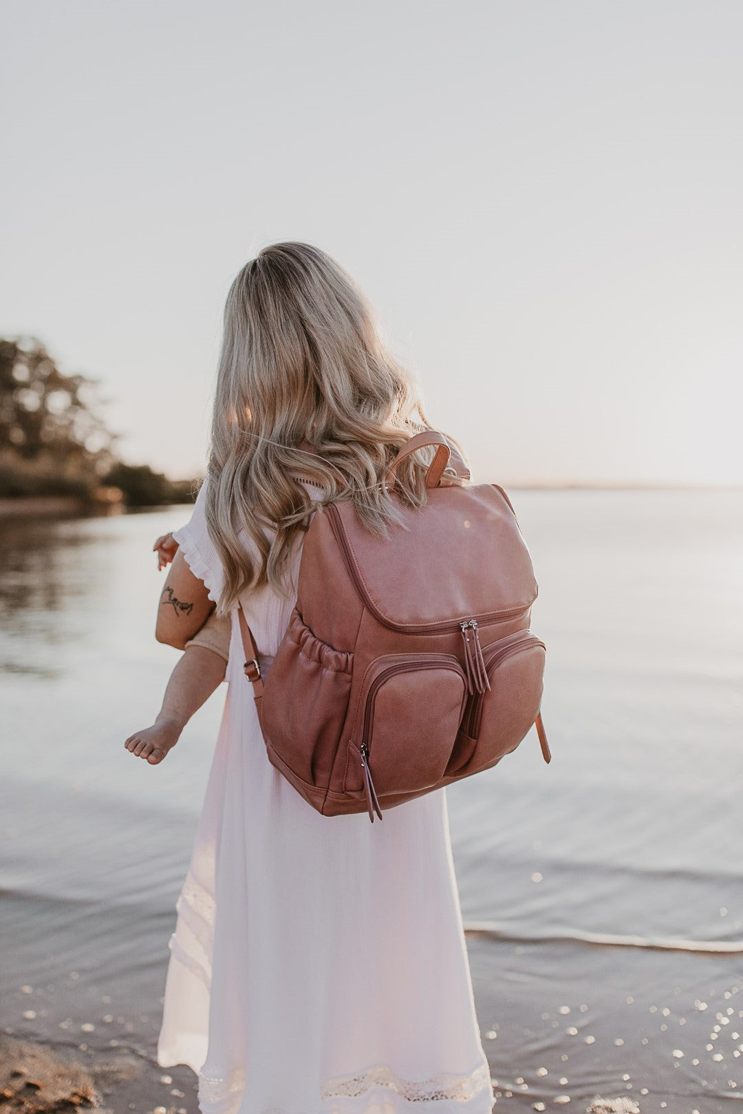 OiOi Nappy Backpack - Dusty Rose
