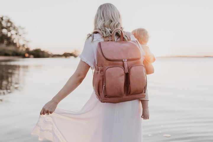 OiOi Nappy Backpack - Dusty Rose