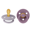Colour Symmetrical Pacifier 2 Pack - Fossil Grey/Mauve