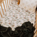 Snuggle Hunny Fitted Cot Sheet - Eucalypt