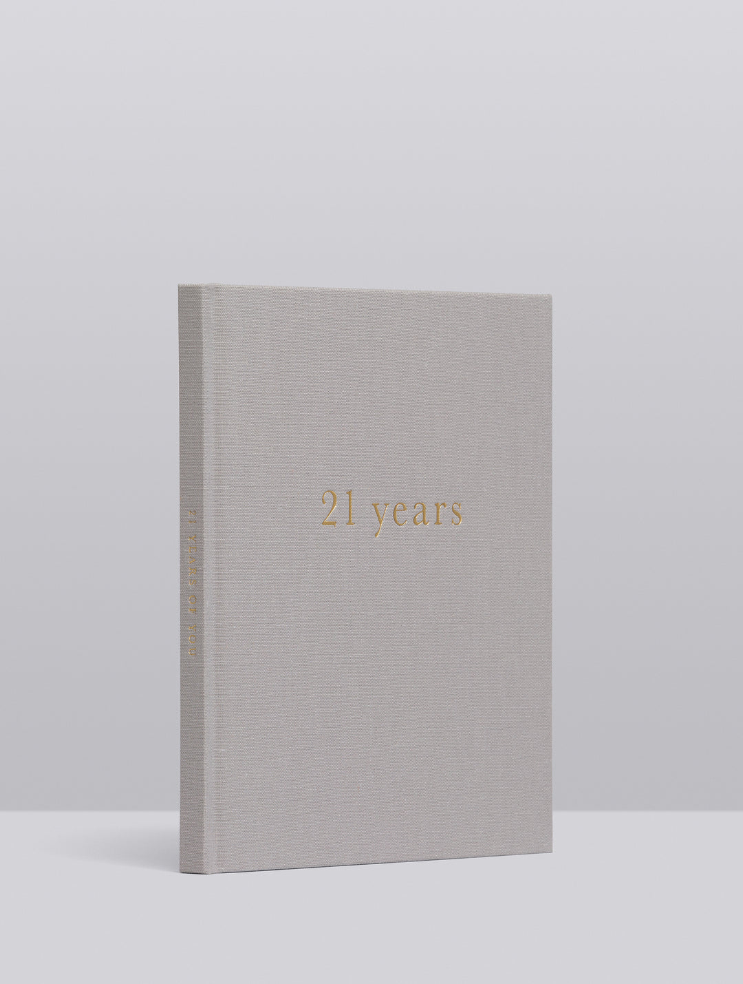 Write To Me - 21 Years of You Journal - Light Grey