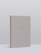Write To Me - 21 Years of You Journal - Light Grey