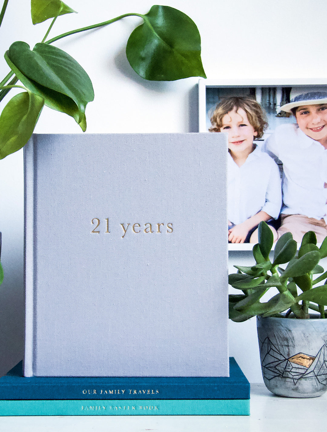 Write To Me - 21 Years of You Journal - Light Grey