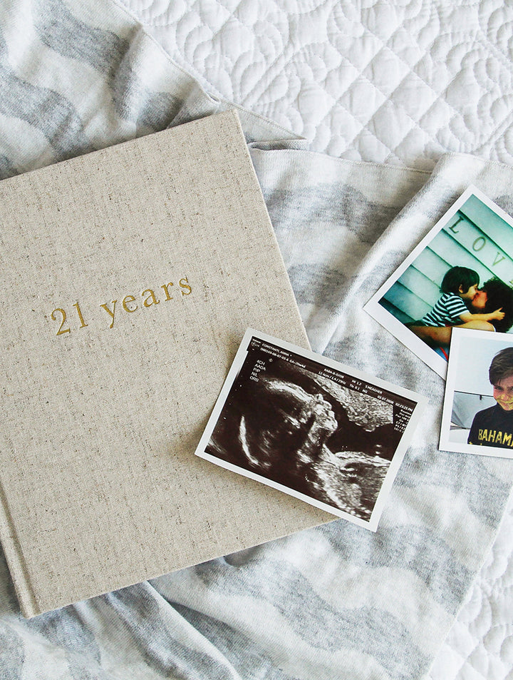Write To Me - 21 Years of You Journal - Oatmeal