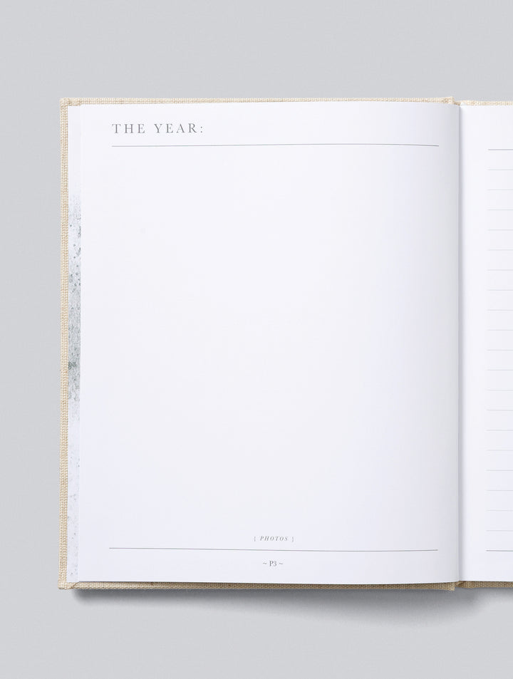 Write To Me - 21 Years of You Journal - Oatmeal