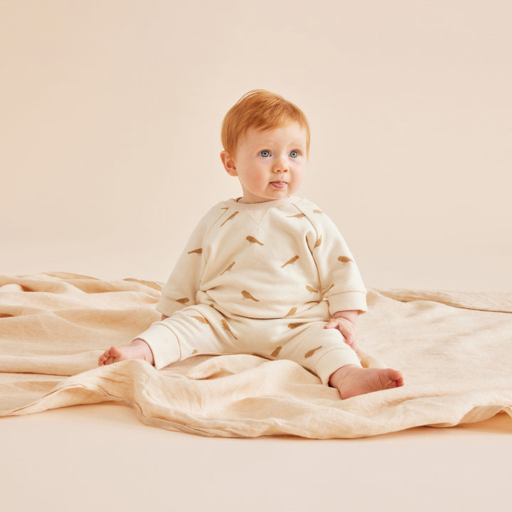 Wilson and Frenchy Organic Terry Slouch Pant - Tweet Tweet