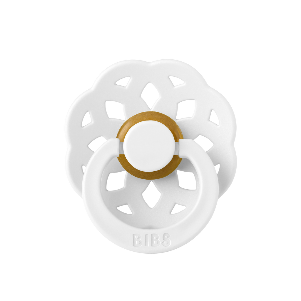 Boheme Pacifier 2 Pack - White/Sunshine