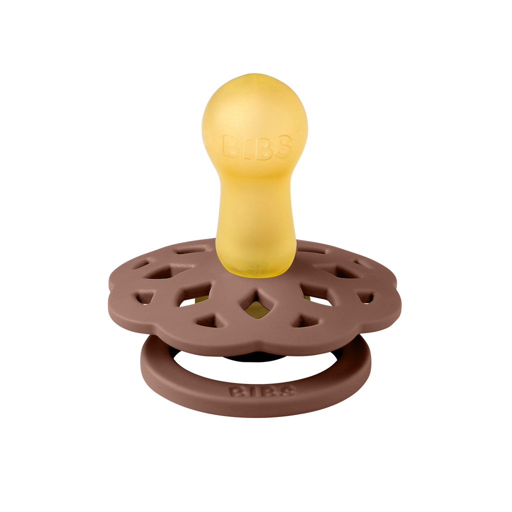 Boheme Pacifier 2 Pack - Peach/Woodchuck