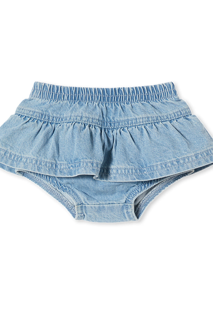 Milky Baby Denim Frill Bloomer