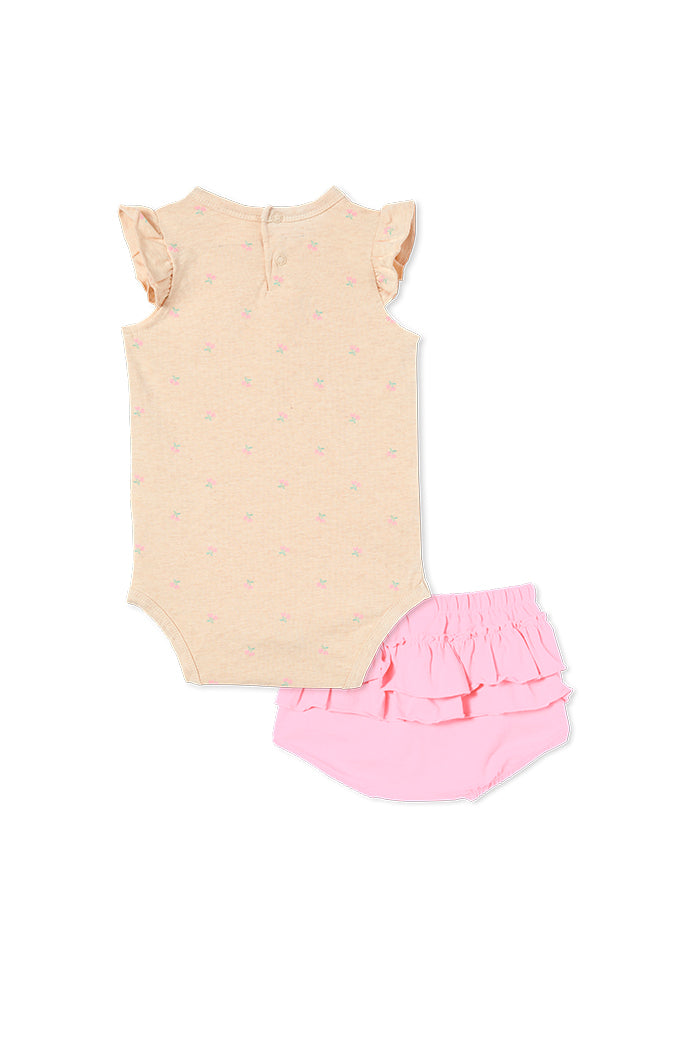 Milky Baby Ballet Floral Set