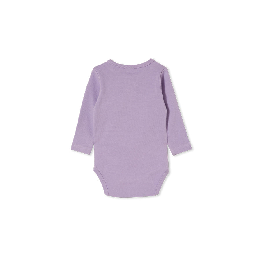 Milky Baby Lilac Rib Bubbysuit