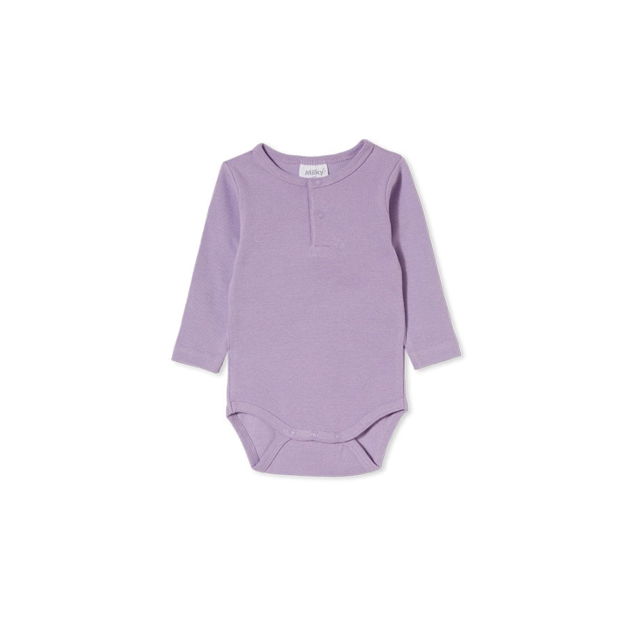Milky Baby Lilac Rib Bubbysuit