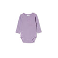 Milky Baby Lilac Rib Bubbysuit