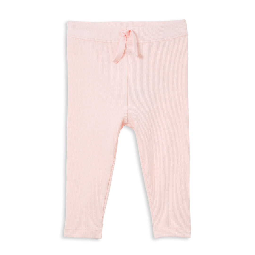 Milky Rib Baby Pant - Powder Pink