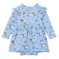 Frill Baby Dress - Swans