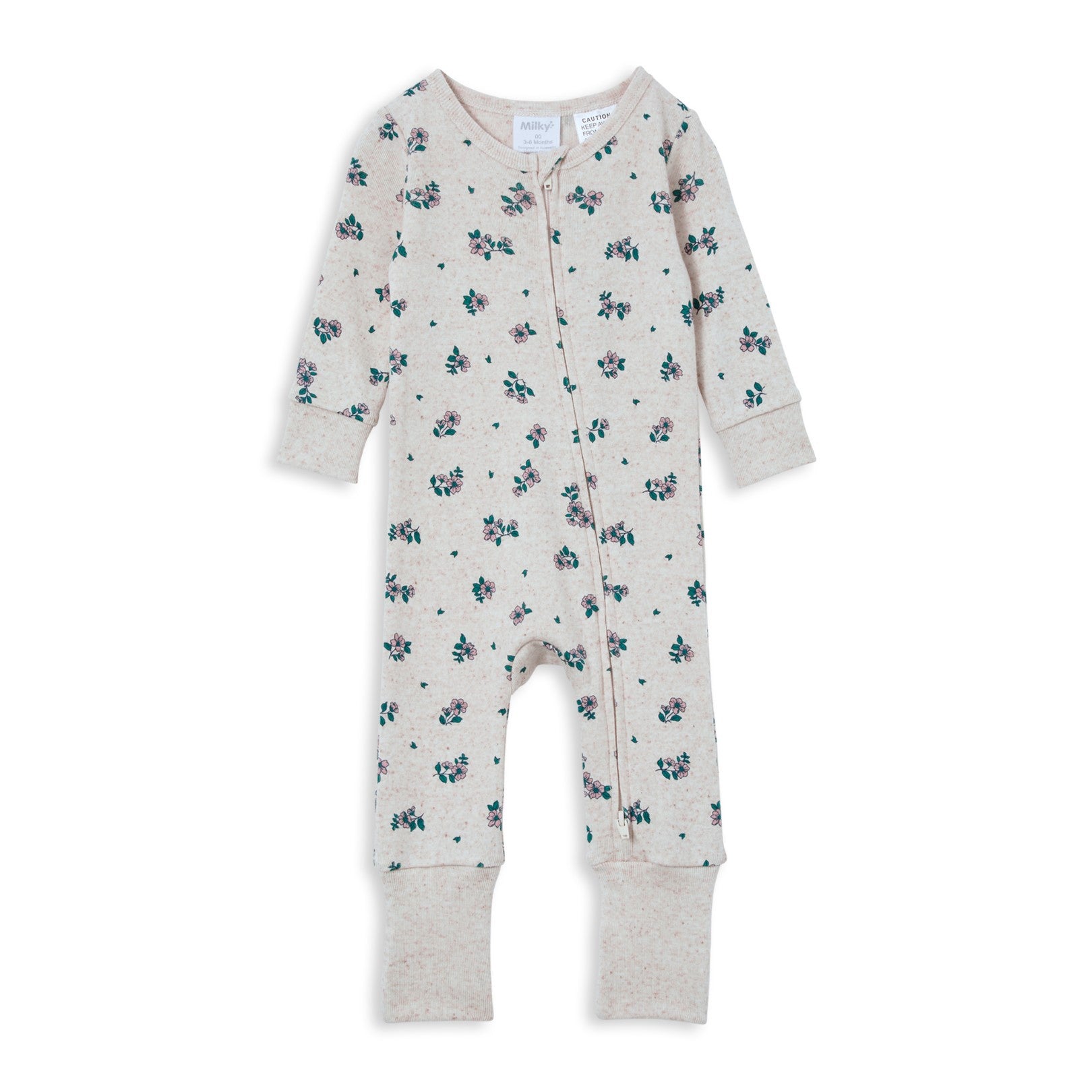 Zip Romper - Sweet Floral