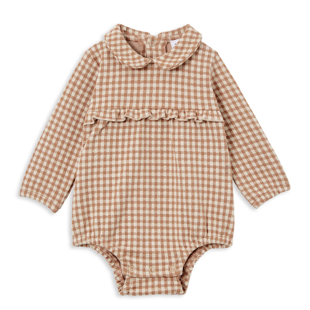 Collared Playsuit - Check