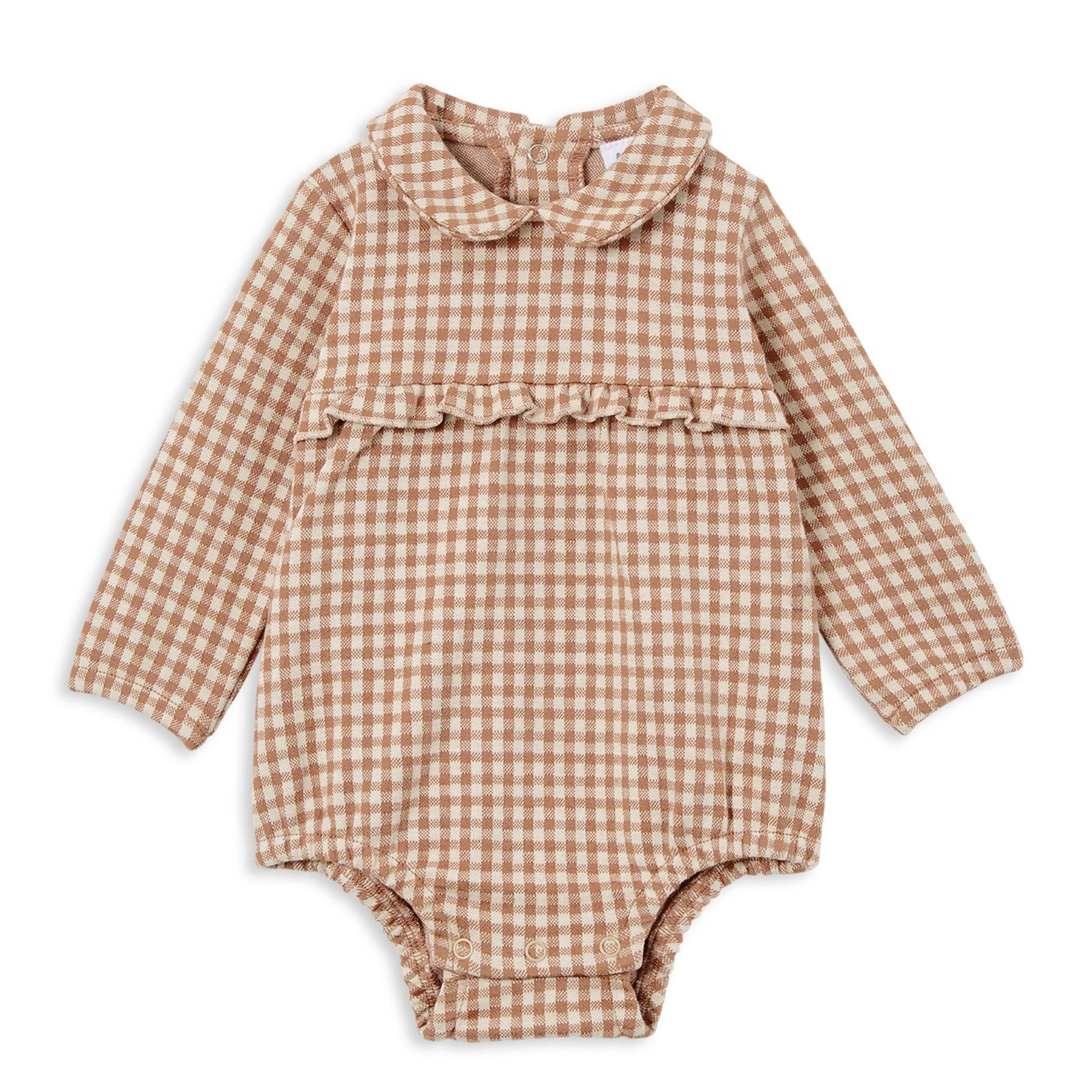 Collared Playsuit - Check