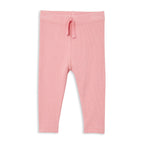 Rib Baby Pant - Rose
