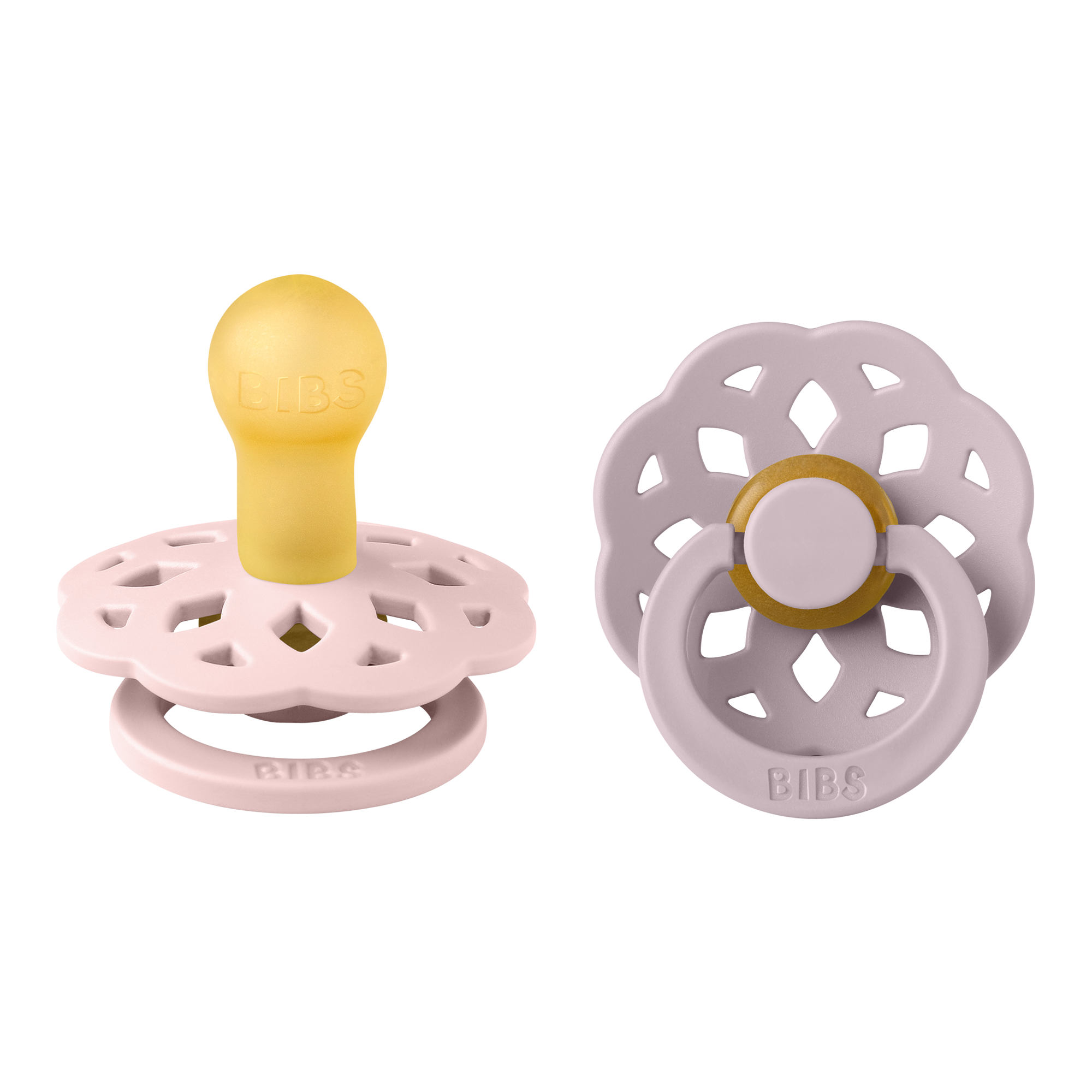 Boheme Pacifier 2 Pack - Blossom/Dusky Lilac