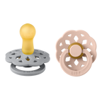 Boheme Pacifier 2 Pack - Cloud/Blush