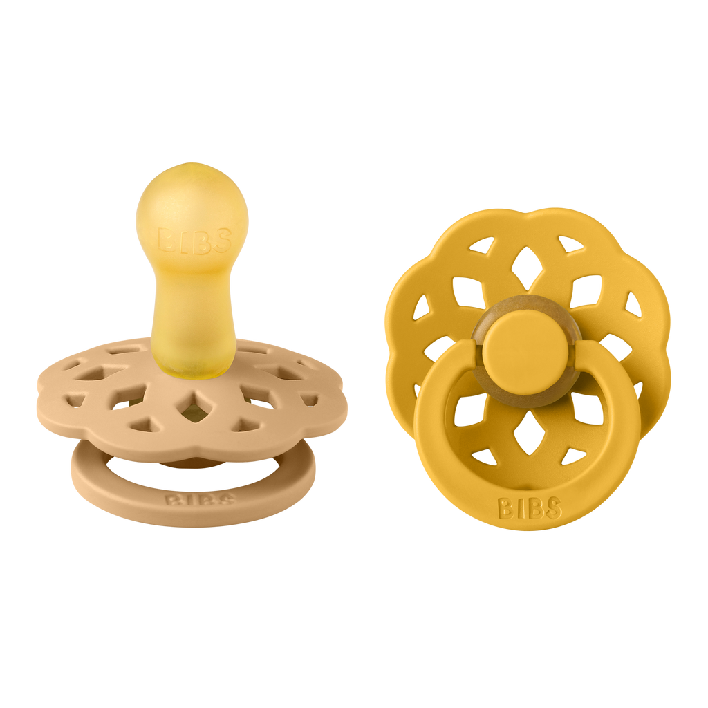 Boheme Pacifier 2 Pack - Desert Sand/Honey Bee
