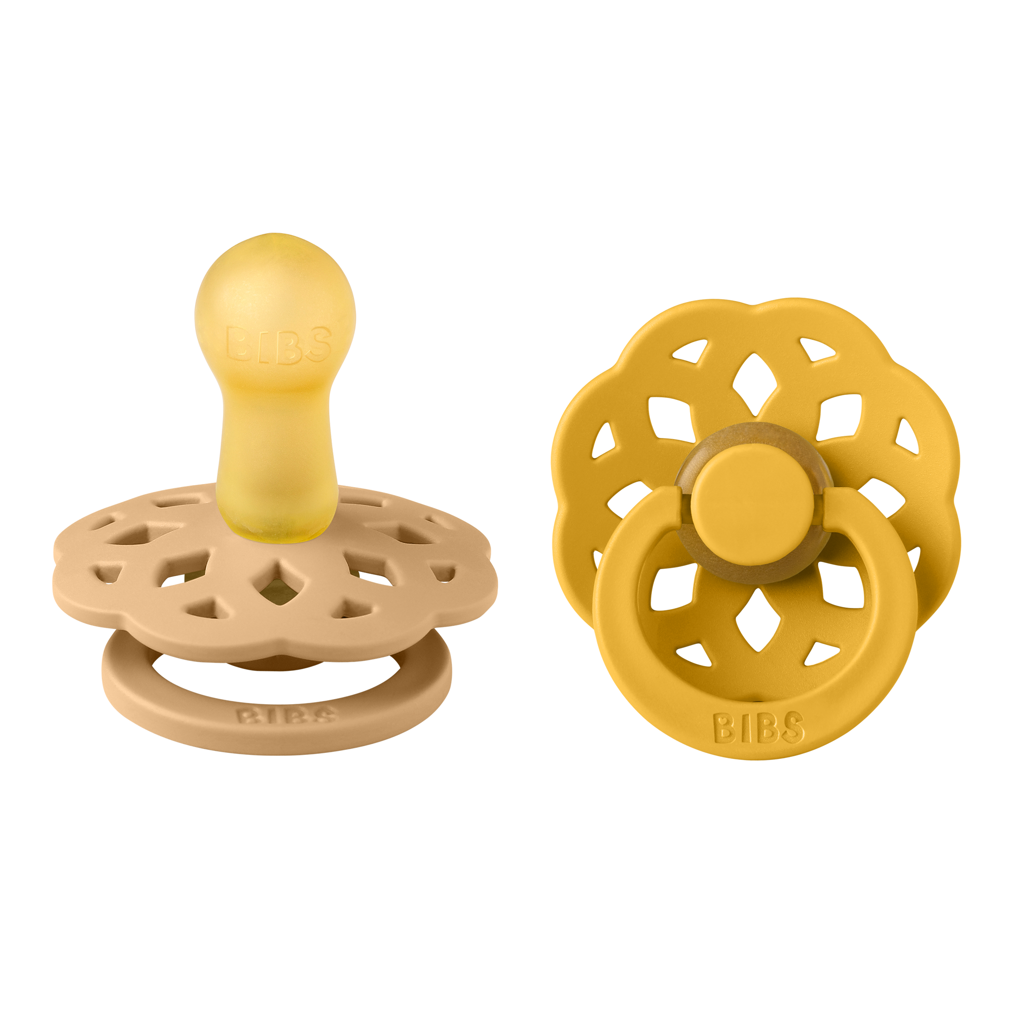Boheme Pacifier 2 Pack - Desert Sand/Honey Bee