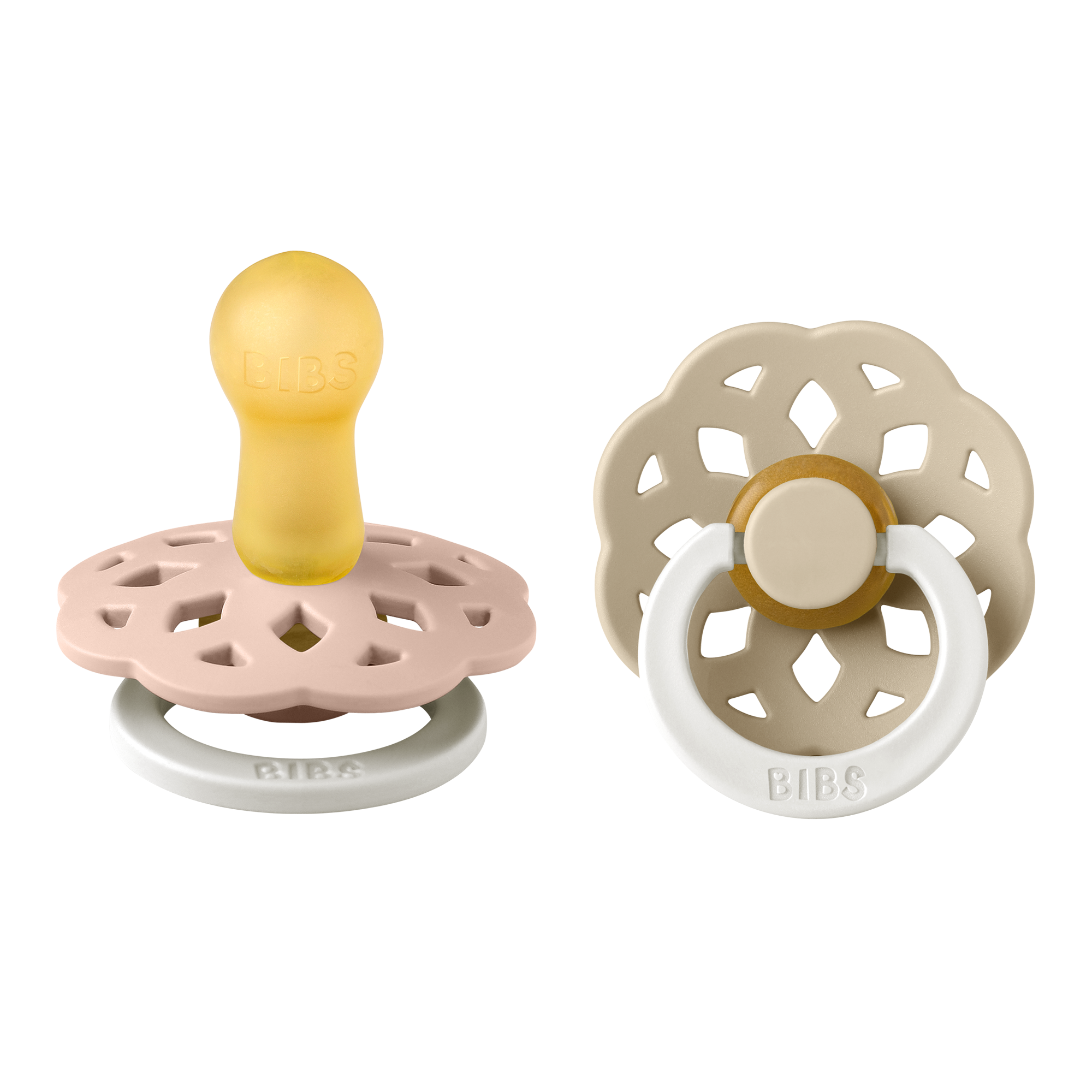 Boheme Pacifier 2 Pack - Blush Glow/Vanilla Glow