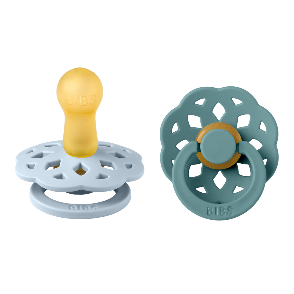 Boheme Pacifier 2 Pack - Baby Blue/Island Sea