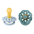 Boheme Pacifier 2 Pack - Baby Blue/Island Sea