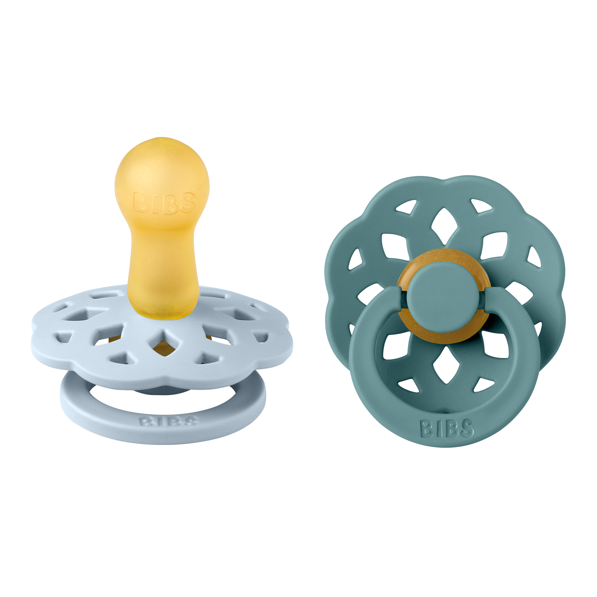 Boheme Pacifier 2 Pack - Baby Blue/Island Sea