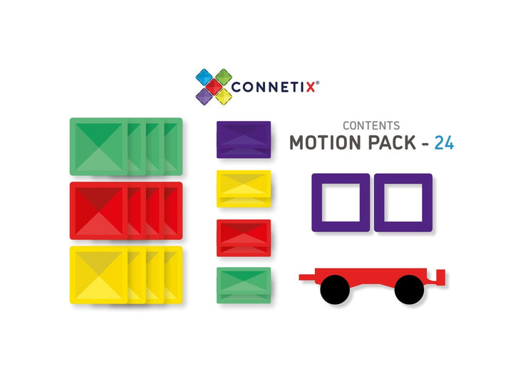 Connetix Tiles - 24 Piece Motion Set