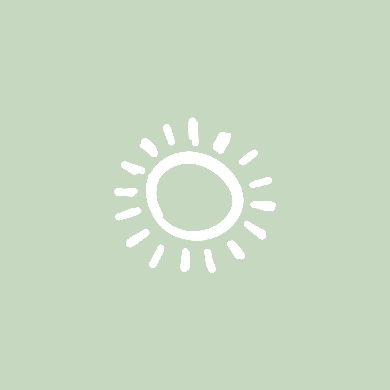 Greeting Card - Sage Sun