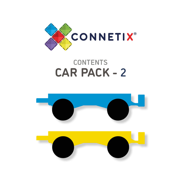 Connetix Tiles - 2 Piece Car Set