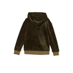 Milky Baby Velour Tipping Hood