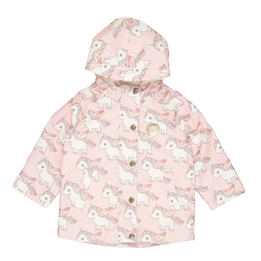 Huxbaby Unicorn Raincoat - Lotus