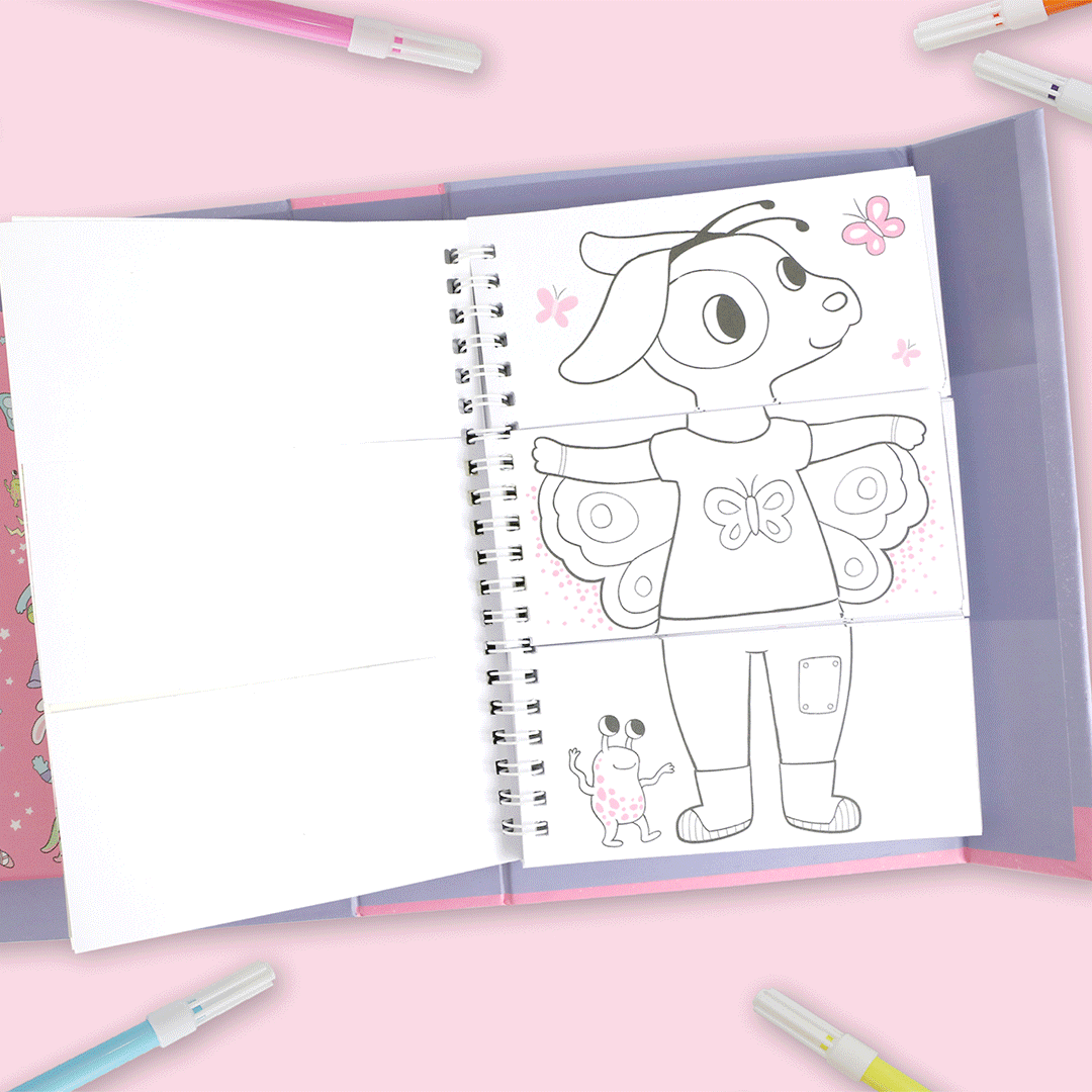 Mash-Up Colouring Set - Dress Ups