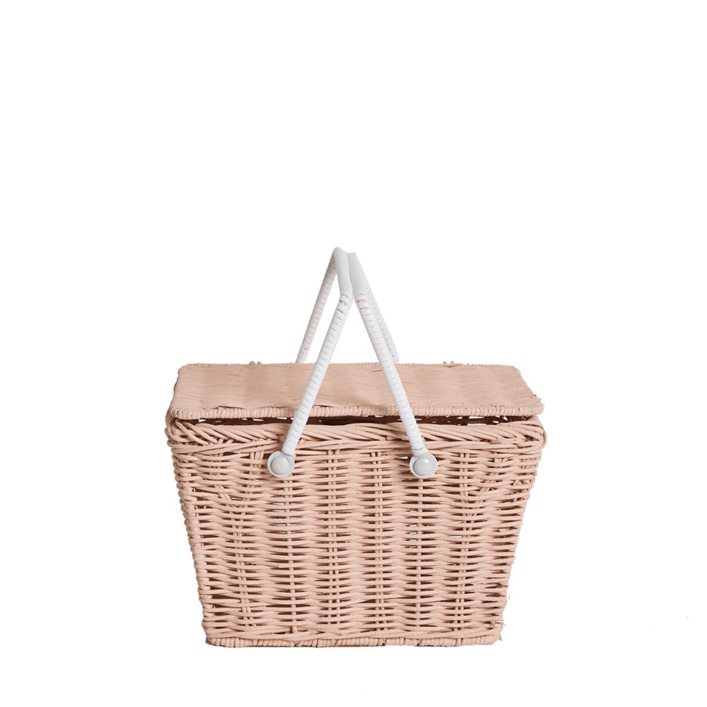 Rattan Piki Basket - Rose