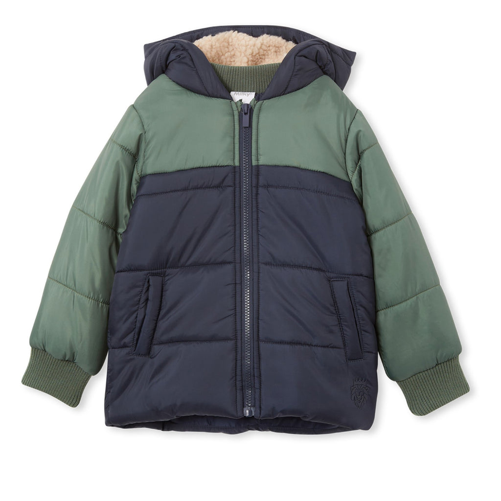 Panel Puffer Jacket