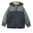 Panel Puffer Jacket