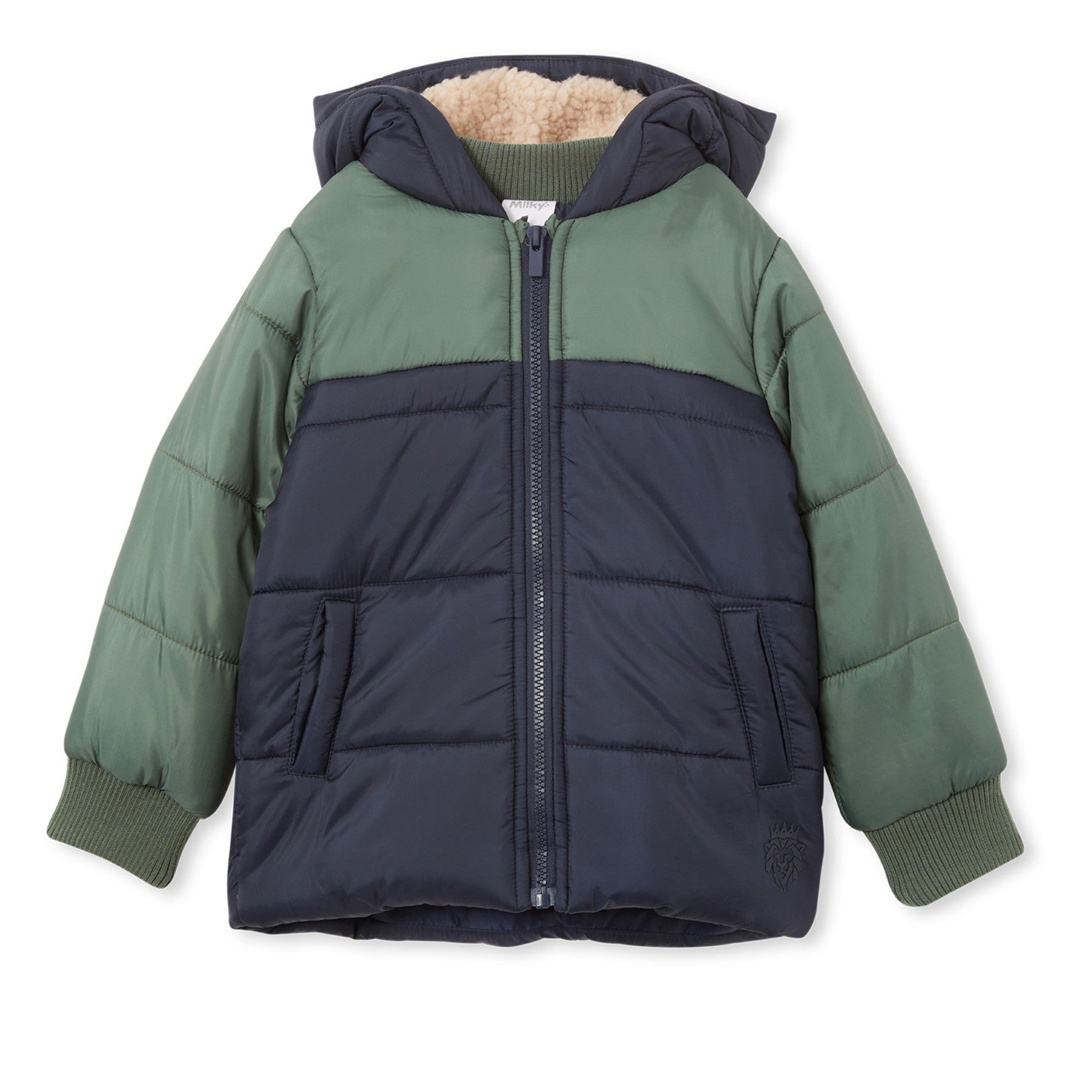 Panel Puffer Jacket