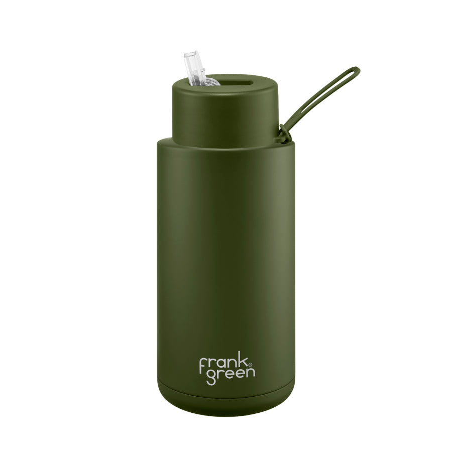 Frank Green Drink Bottle 1L - Khaki