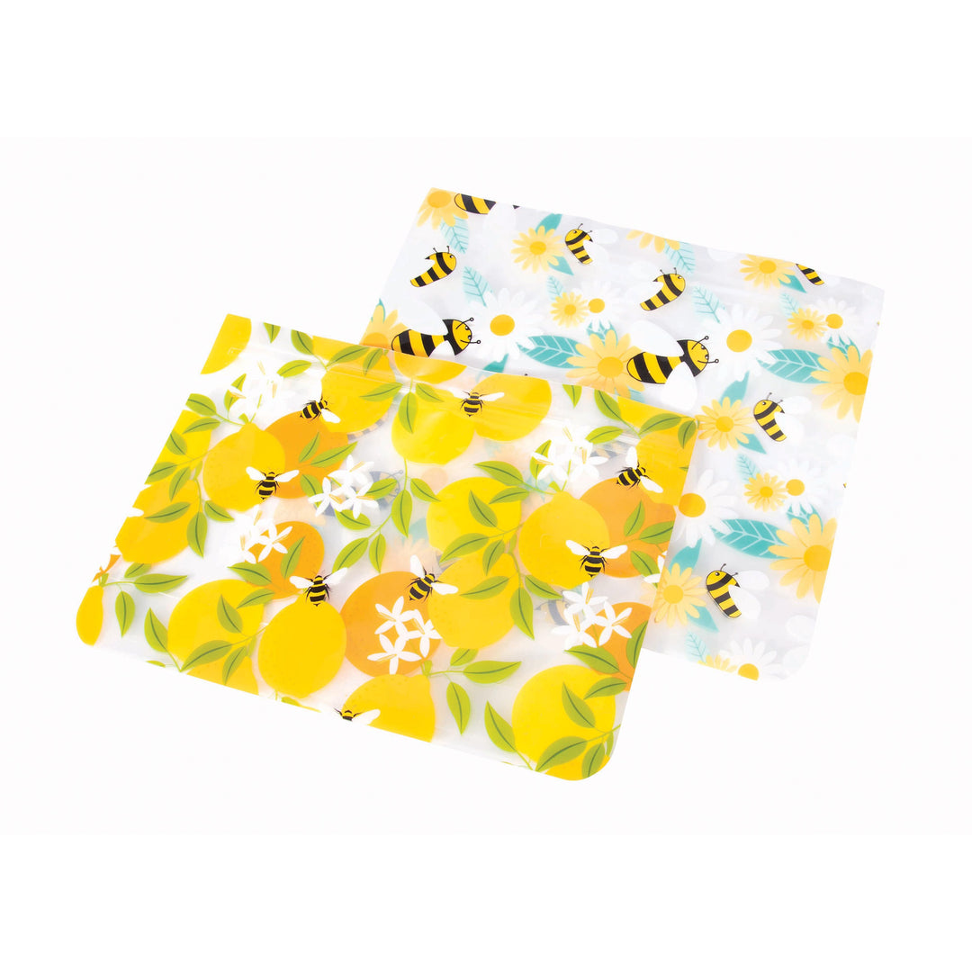 Reusable Zip Bag - Bees