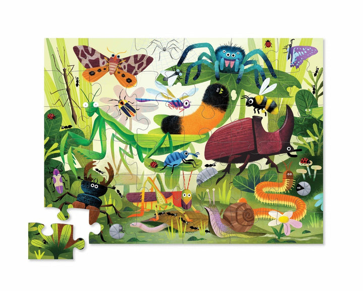 Classic Floor Puzzle 36 Piece - Backyard Bugs